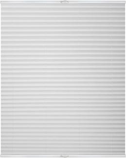 Lichtblick Sonnenschutzsysteme GmbH Plissee Nizza 90 cm x 210 cm (BxL) Weiß Tageslicht; einfache Installation mit Klemmträgern; verspannt
