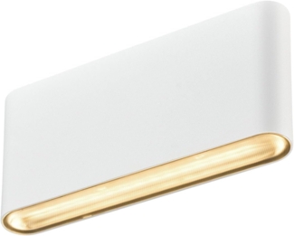 SLV 1007145 OVAL 18 WL Außenleuchte Wandaufbauleuchte weiß CCT Switch IP65