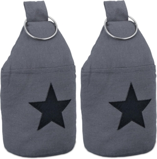relaxdays Türstopper 2er Set Türstopper mit Stern-Motiv