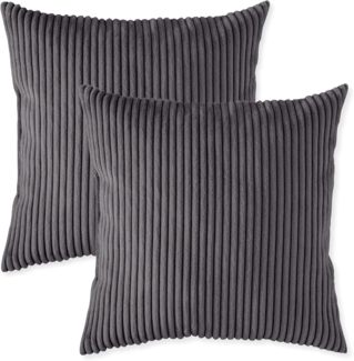 sleepling Sofakissen Zierkissen, (2 St, 2er Set), gemütliches Dekokissen aus robustem Polsterstoff, in Cord-Optik