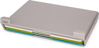 Joseph Joseph Schneidebrett Folio Slim 3-piece, Edelstahl, Kunststoff, (Set, 4-St)