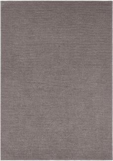 Kurzflor Teppich Supersoft Dunkelgrau - 80x150x1cm