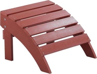 Garden Fußhocker ADIRONDACK Rot