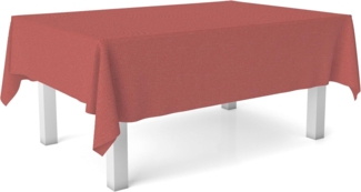 Martina Home Tischdecke, Wachstuch, TER, Rot, 140x140 cm