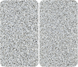 WENKO Herd-Abdeckplatte Universal Granit, Glas, Kunststoff, (Set, 2 tlg)