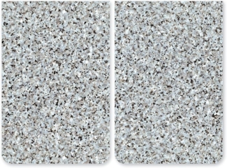 WENKO Herd-Abdeckplatte Universal Granit, Glas, Kunststoff, (Set, 2 tlg)