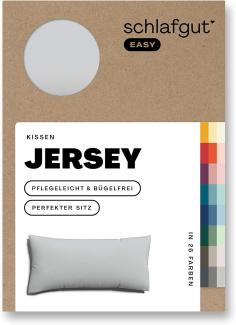 Schlafgut Kissenbezug EASY Jersey, (1 Stück), Kissenhülle mit Reißverschluss, weich und saugfähig, Kissenbezug