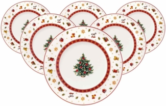 Villeroy & Boch Toy's Delight Frühstücksteller ø 21,5 cm Weiß 6er Set