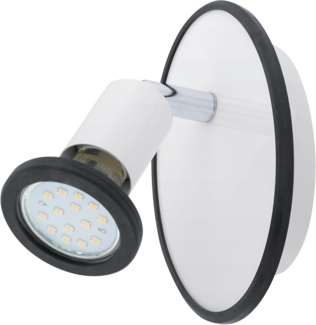 Eglo 94171 LED Spotleuchte MODINO in weiß mit Farbringen GU10 max. 1X3W
