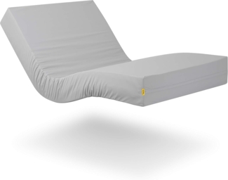 Ferlex - Curie Premium Krankenhausmatratze 20 cm | Verstellbar | 6 cm viskoelastischer Schaum | Wasserfest und Atmungsaktiv (105x200)