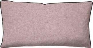 biberna Melange-Flanell Kopfkissenbezug 0840500 MELANGE UNI, brombeer, 1x 40x80 cm