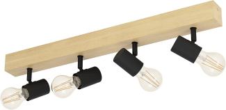 Eglo 98114 Spotleuchte TOWNSHEND 3 braun, schwarz L:63cm B:5cm