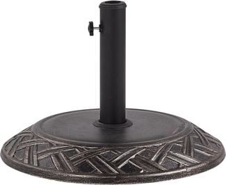 Schirmfuss CAPACI Braun Rund