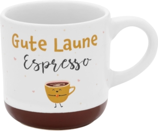 Espressotasse Druck GUTE LAUNE