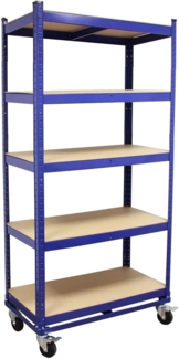 Etagenwagen 195x90x45 cm 750kg 5 Ebenen Transportwagen Magazinwagen Kommissionierregal