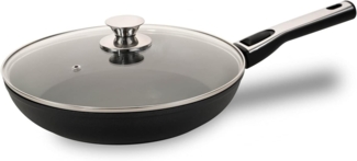 Pfannen Bratpfannen Pfannenset Cerafit Plasma Antihaft Beschichtung Genius NEU Pfanne Ø28cm + Glasdeckel 24696