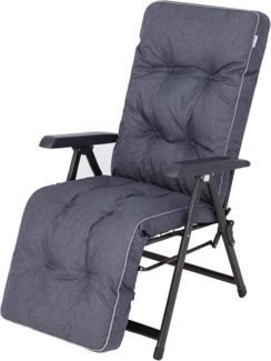 Bjird Liegenauflage Auflage für Liegestuhl 160x50x8, extra dicke Polsterauflage für klappbare Gartenliege/Sonnenliege