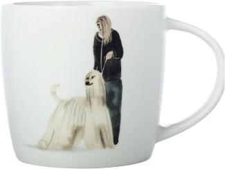 Maxwell & Williams DX1071 Becher 400 ml BEST FURRY FRIENDS Hair, Porzellan, in Geschenkbox