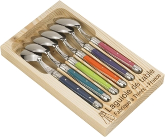 LAGUIOLE Jean Dubost London Mix 97-13154 Set von 6 Kaffeelöffel