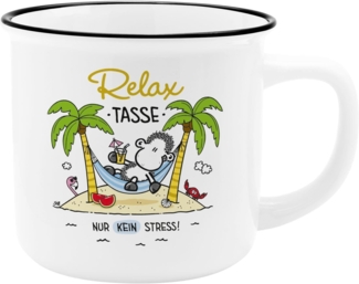Tasse Lieblings-Becher Kaffeetasse Bürotasse Geschenk Sheepworld RELAX 074123