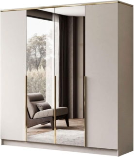 Lookway Kleiderschrank AURORA 4D KASCHMIR Shrank mit Spiegel