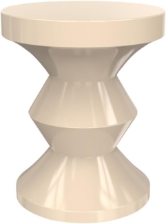 Vente-unique - Beistelltisch aus Metall - Beige - ZOLIMI