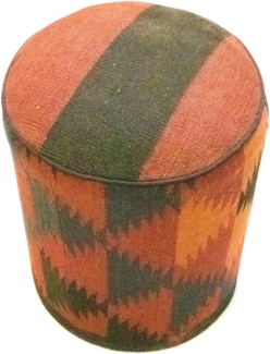 Sonderform,XS / 80 cm Ø Rund & kleiner,Mehrfarbig,Patchwork,Schurwolle,Afghanistan