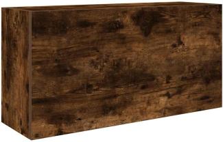 Bad-Wandschrank Räuchereiche 80x25x40 cm Holzwerkstoff 860089