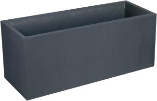 EDA Plastiques 13731 BR. T SX1 Volcania Blumenkasten, Kunststoff, 100 x 40 x 40 cm 3086960223724