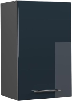 Vicco Hängeschrank Fame-Line Anthrazit Dunkelblau Hochglanz 45 cm