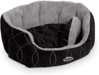 Nobby Komfortbett Ceno oval schwarz/grau