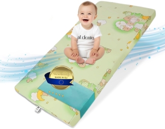 Kindermatratze, Best for Kids, 6 cm hoch, (Set), 60x120 cm, Bezug aus Baumwolle, Hergestellt in der EU