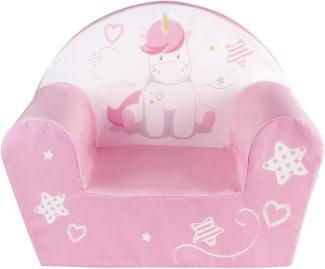 FUN HOUSE 713069 Licorne Kindersessel, Polyester, Pink, Kinder