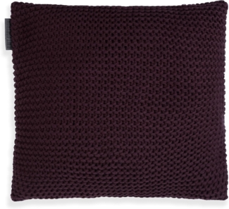 Knit Factory Vinz Kissen 50x50 cm Glatt Lila