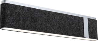 Paulmann 79987 LED Wandleuchte Jagun 3-Step-Dim 2700K 1250lm Filz anthrazit