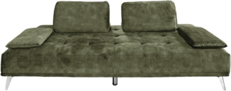 KAWOLA Schlafsofa WIOLO, Daybed Stoff, mit oder ohne Hocker, verschiedene Farben 240x110 cm