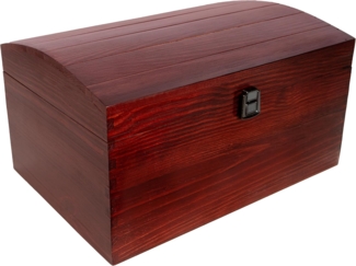 Creative Deco Holzkiste Holztruhe Holzkiste mit Deckel und Schloss