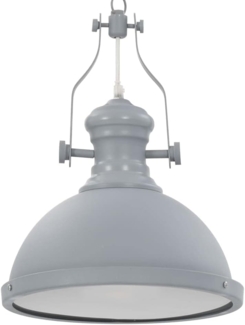 vidaXL Deckenleuchte Grau Rund E27 281625