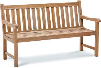 Teak-Bank Moretti grey-wash 150 cm