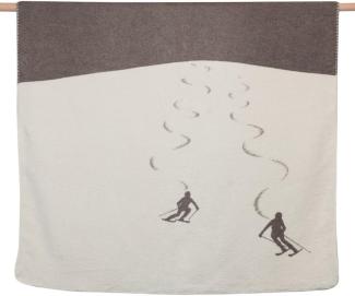 David Fussenegger Wohndecke Savona Skifahrer Schlamm (200x150 cm) 02149350