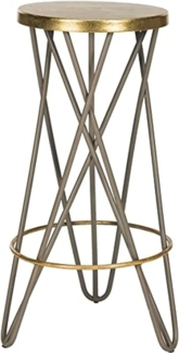 SAFAVIEH Modern Bar & Counter Stool, in Beige and Gold