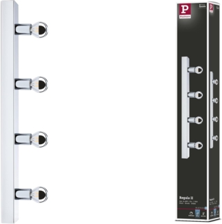 Paulmann 80098 Spiegelleuchte Regula II 4-flammig E14 Chrom IP44