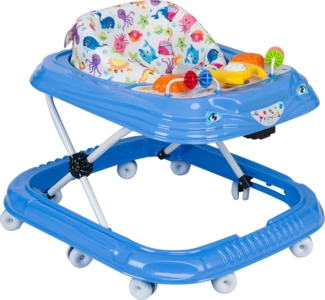 Baby Gehwagen Gehfrei Lauflernwagen Babywalker Lauflernhilfe Alpina Blau