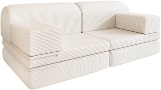 HOME DELUXE Spielsofa LIV - Cord Beige