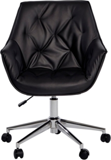 Jahnke BÜROSTUHL BOSS Worx SCHWARZ Kunstleder/Chrom