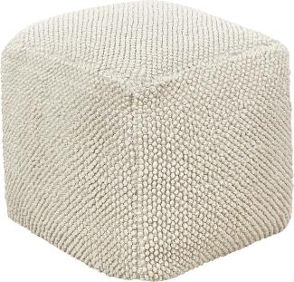 Pouf JOARA Beige Baumwolle