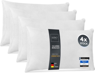 LILENO HOME 4er Set Kissenfüllung 40x60 cm - 40°C waschbares Innenkissen geeignet für Allergiker - Polyester Kisseninlet als Couchkissen, Sofa Kissen, Cocktailkissen und Kopfkissen