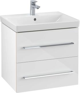 Villeroy & Boch V&B Waschtischunterschrank AVENTO A889 AVENTO 2 Au Gr chr 580x514x484mm Crystal White 580 x 514 x 452 mm Crystal White