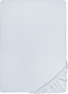 biberna Jersey-Elastic-Spannbetttuch 0077866, ciel, 1x 140x200 cm - 160x220 cm