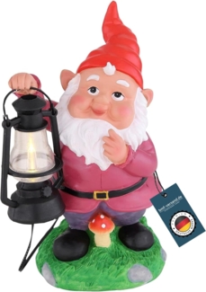 Solarleuchte Garten Gartenzwerg Lustig Solarlampe Außen Außenleuchte SL3339